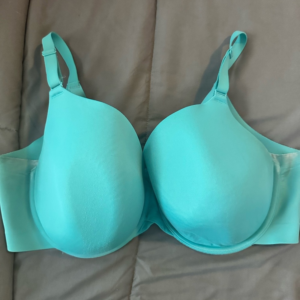 Cacique Seamless Full Coverage Bra | Teal | Size 40DD